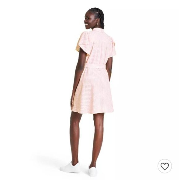 Alexis x Target - Striped Tulip Sleeve Shirtdress - Picture 2 of 4